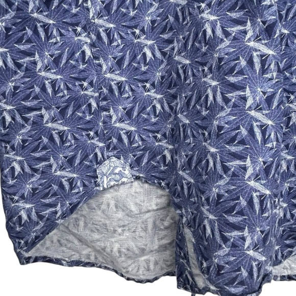 Robert Graham Ellicott Blue Abstract Print Button Down Shirt Men’s Small Cotton - Picture 9 of 16